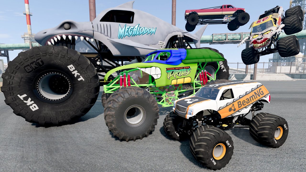 Monster Jam INSANE Big & Small Racing, Freestyle, and High Speed Jumps | Grave Digger