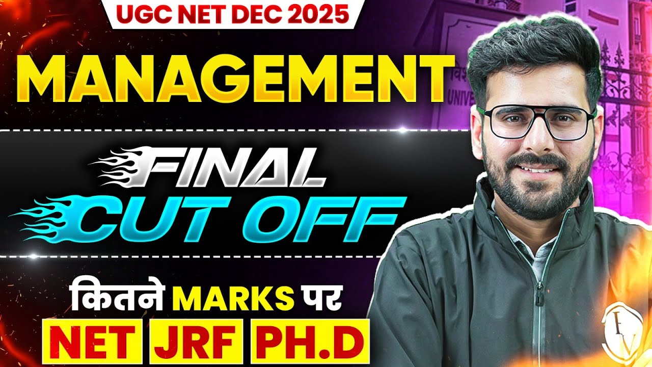 UGC NET Management Cut Off 2025 | UGC NET Cut Off December 2025 Management