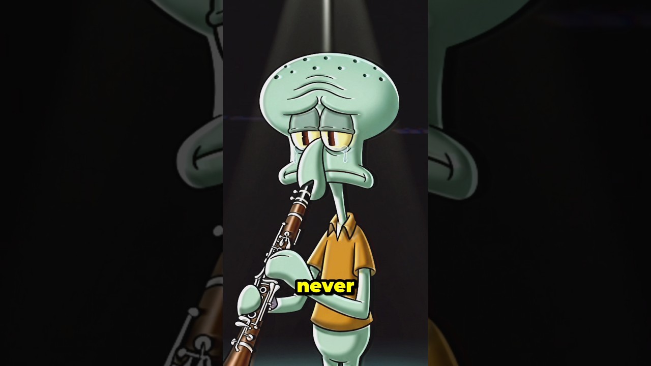 The Disturbing Truth About Squidward&rsquo;s Depression | SpongeBob Dark Theory #shorts