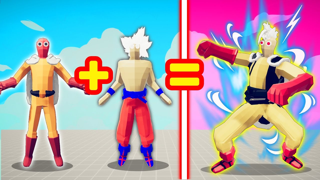 FUSION OF SAITAMA + SONGOKU | TABS - Totally Accurate Battle Simulator