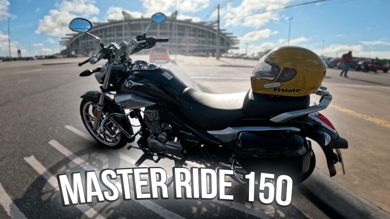 MASTER RIDE 150 É BOA? Dá pra fazer APP? Detalhes + Teste Ride!