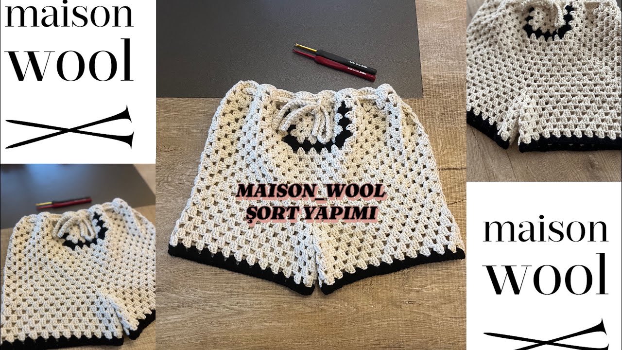 HARİKA BİR ŞORT YA DA PANTOLON YAPIMI 🤗#crochet#knitting#love#knittingpattern#youtube