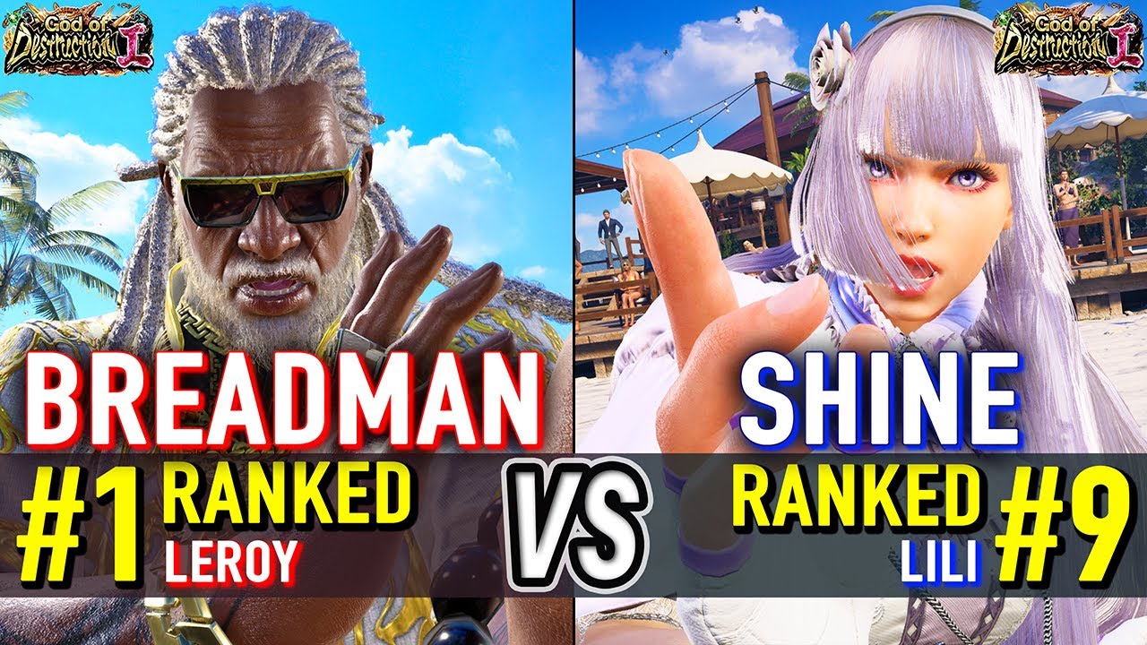 T8 🔥 BREADMAN (#1 Ranked Leroy) vs SHINE (#9 Ranked Lili) 🔥 Tekken 8 High Level Gameplay