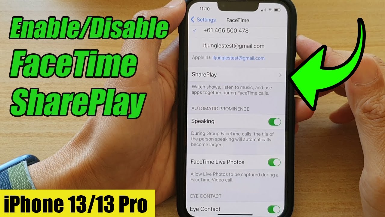 iPhone 13/13 Pro: How to Enable/Disable FaceTime SharePlay To Watch Shows/Listen To Music Together