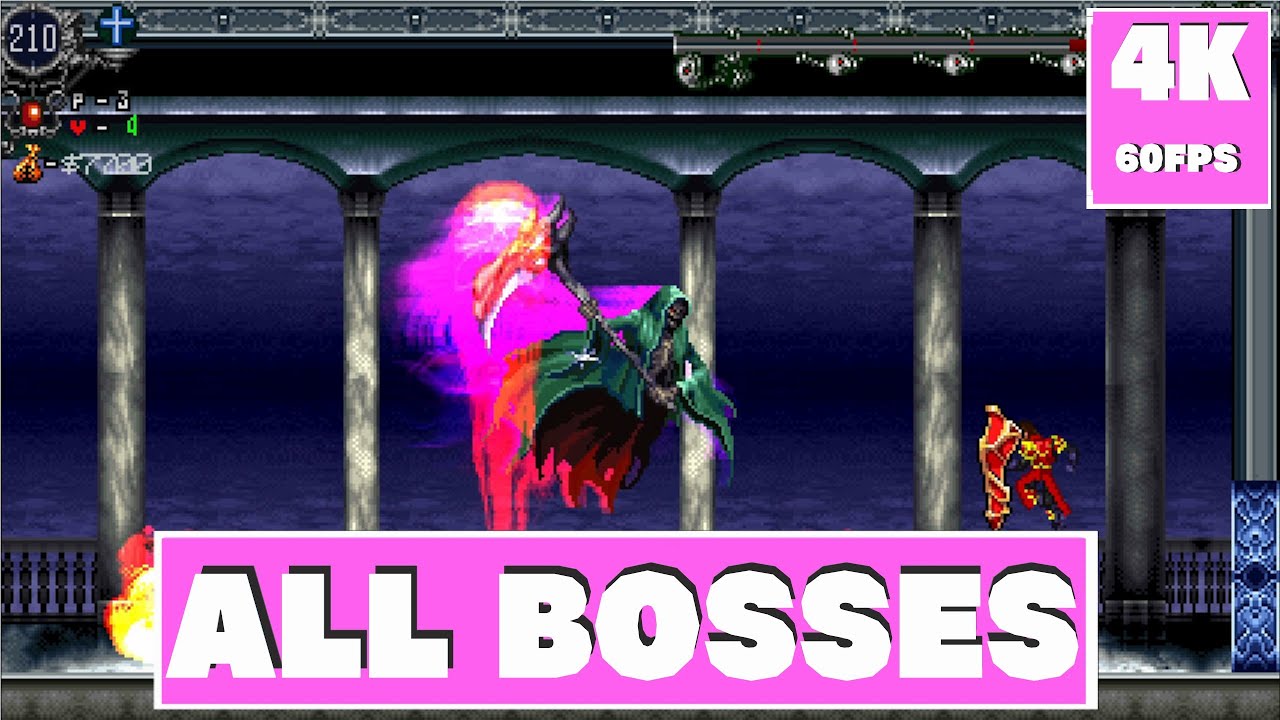 Castlevania Chronicles II - Simon's Quest All Bosses [PC] [Fan Game]