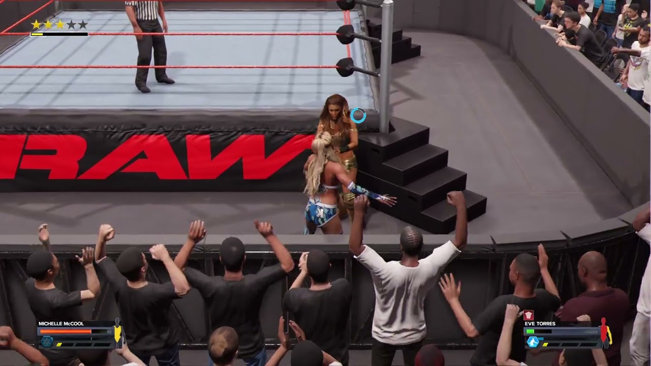 WWE 2K24 Michelle McCool vs Eve Torres