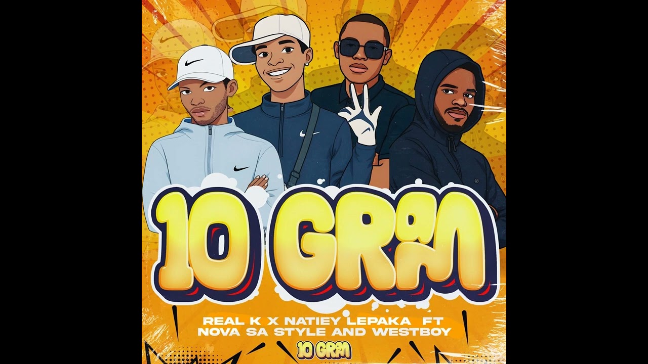 Real K &ndash; 10 GRAM (feat. Natiey Lepaka, Nova sa style & Westboy) [Official Audio]