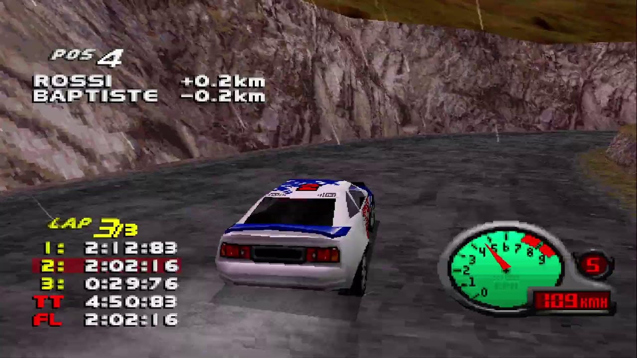 Grand Tour Racing - Total Drivin' ps1 - playable racing game