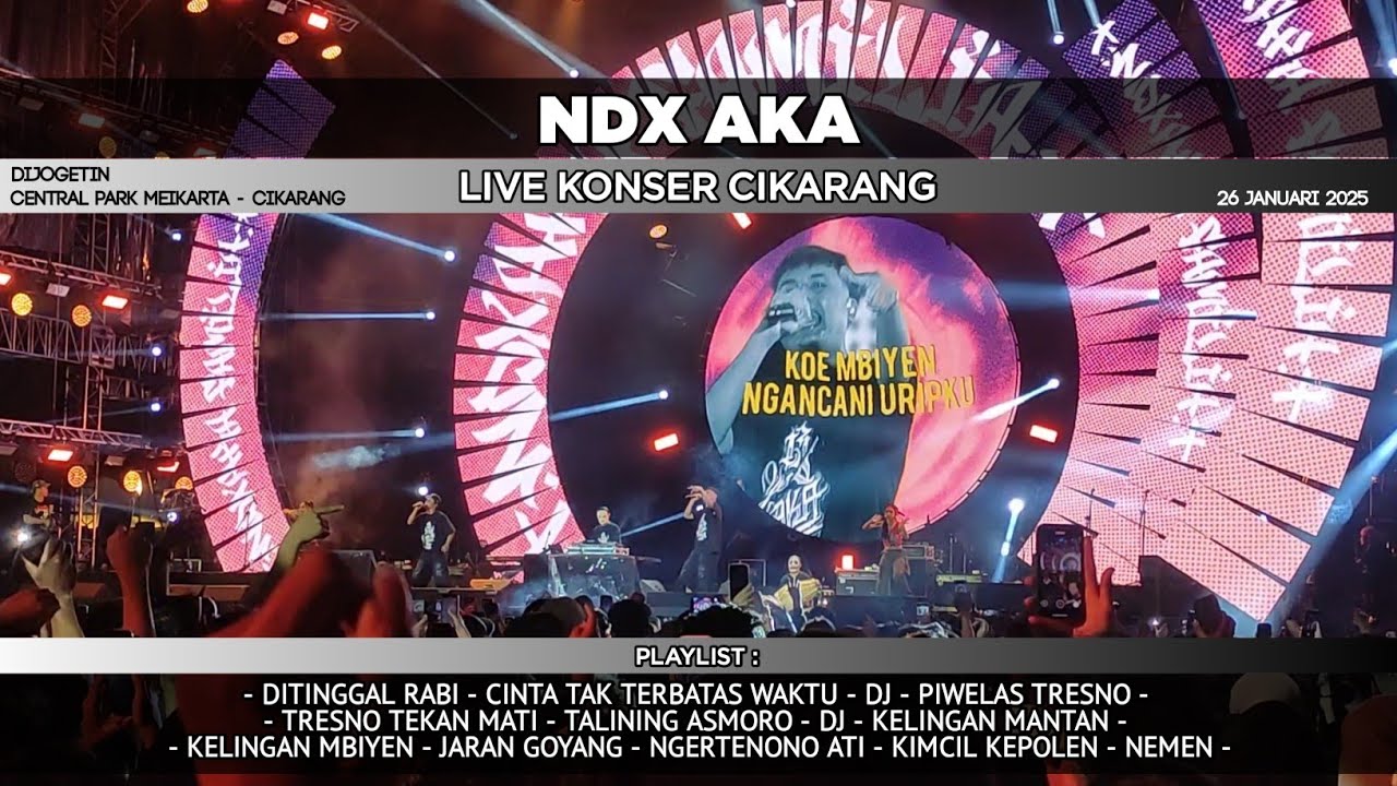 NDX AKA Live KONSER CIKARANG - 2025
