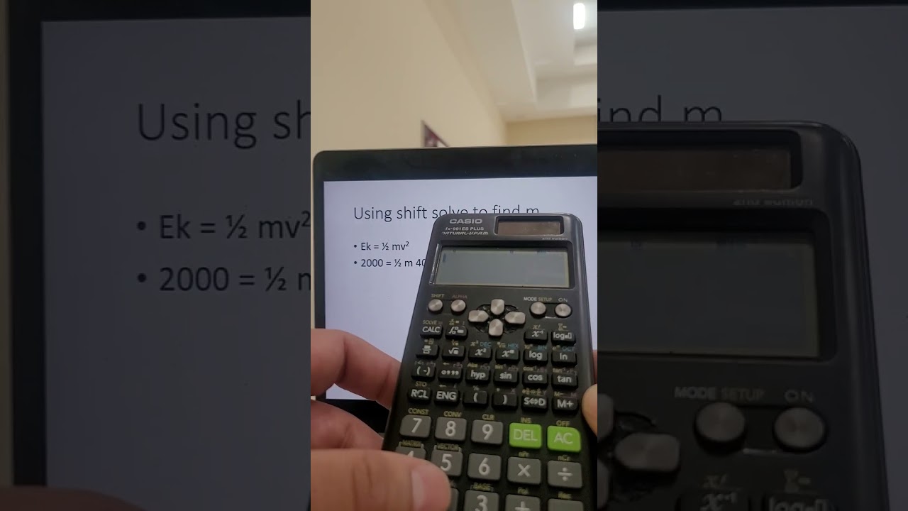 How to solve any equation using Shift Solve on your calculator