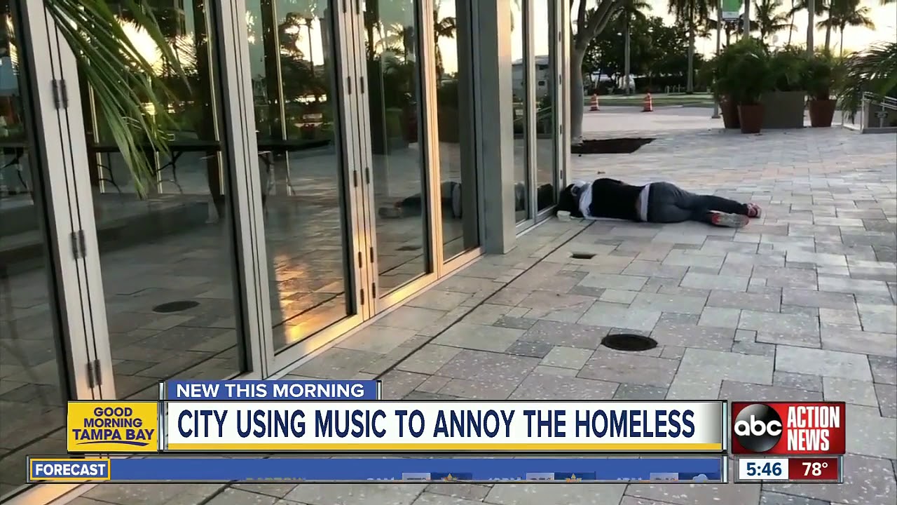 Florida city hopes 'Baby Shark' song will drive homeless from park