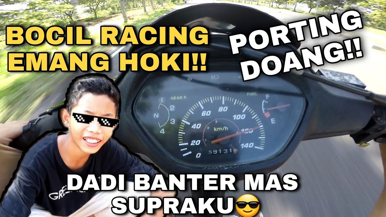 Tes Ride Supra X 100 Modal Porting Head Kop Doang | Gila Sih Sempet Gak Nyangka Bisa Tembus Segini!!