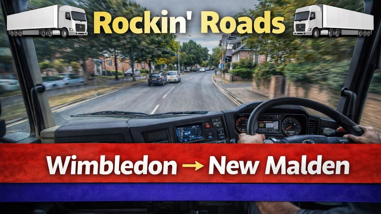 Unforgettable Lorry Adventure: Rockin' Roads from South Wimbledon to New Malden