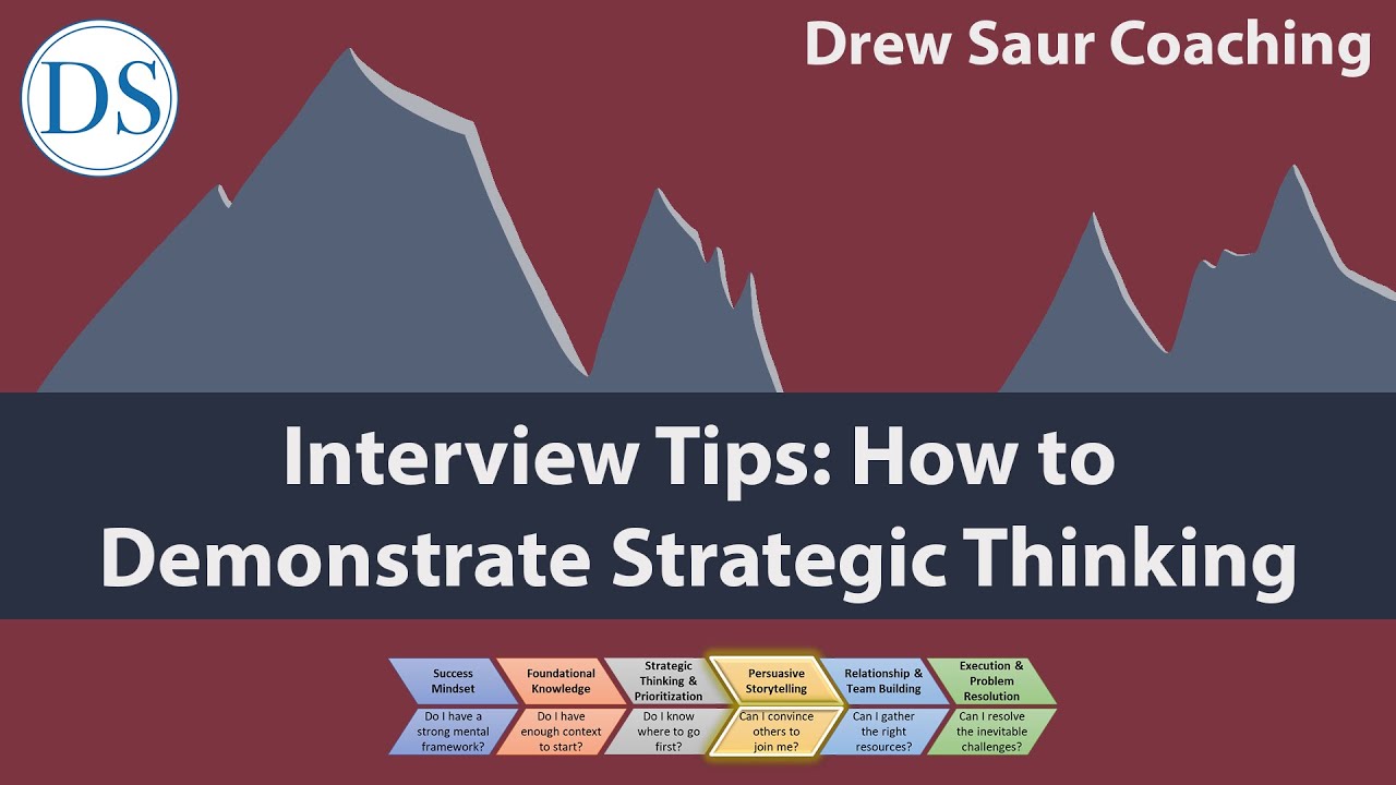Interview Tips: How to Demonstrate Strategic Thinking