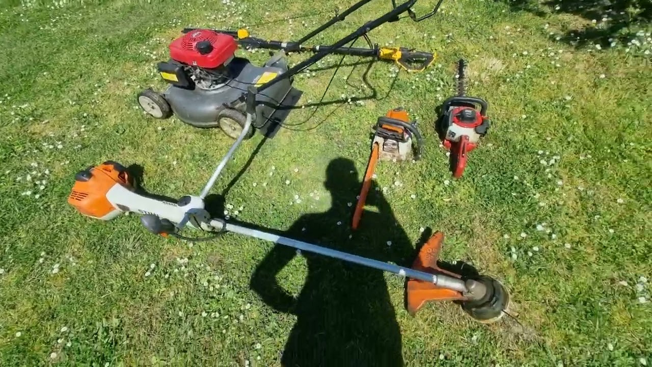 Présentation de mon matériel d'espaces verts