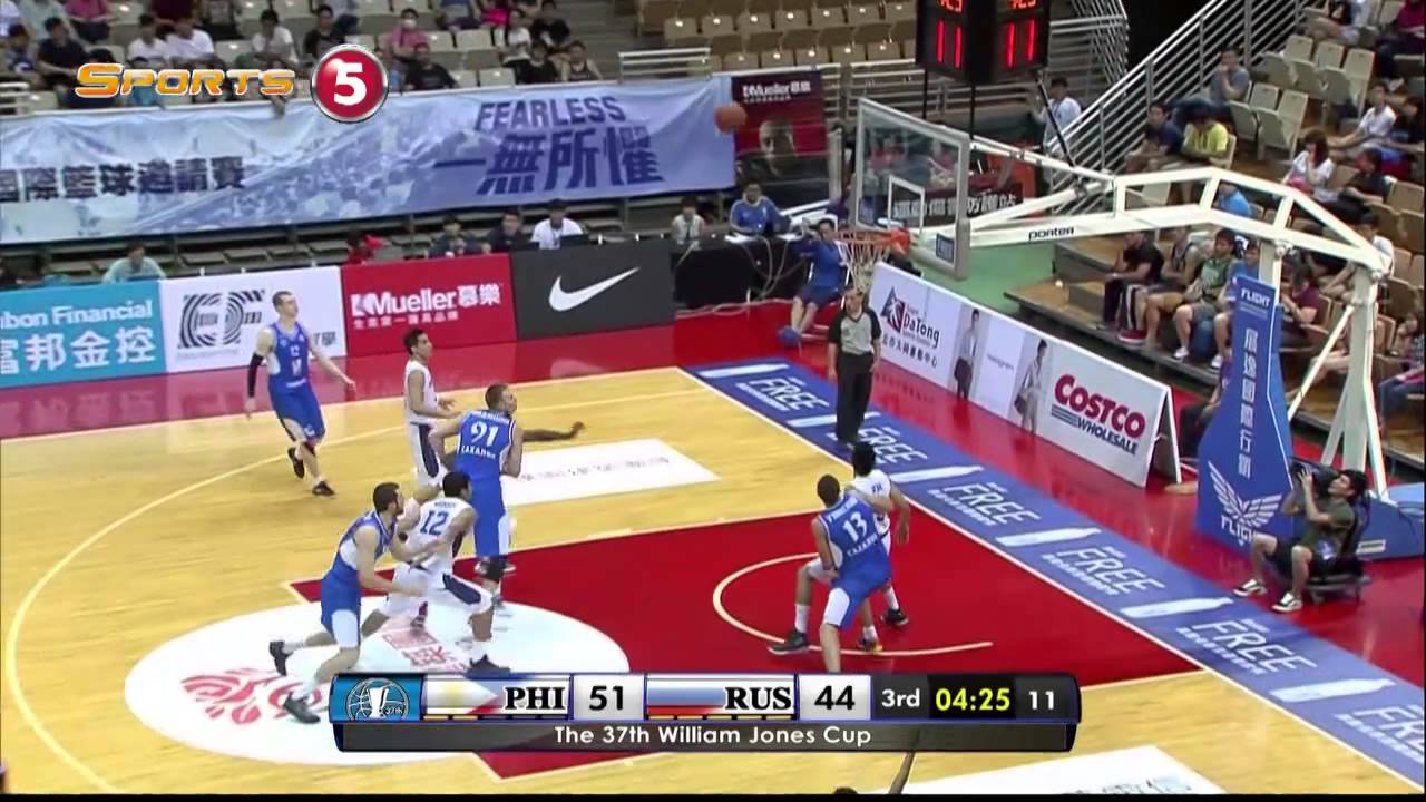 Philippines vs. Russia - Q3 | JONES CUP 2015