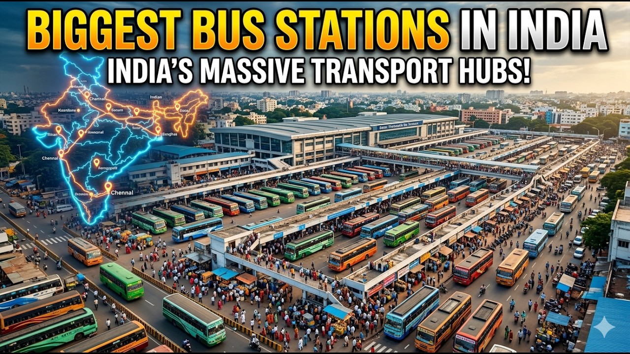 Top 10 Biggest Bus Stations in India | Largest Bus Terminals in India
