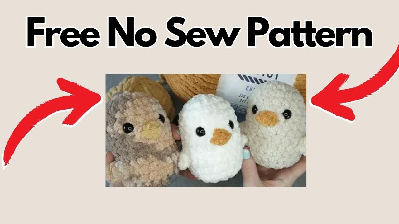 Crochet Tutorial: No Sew Beginner Friendly Baby Chip The Chick