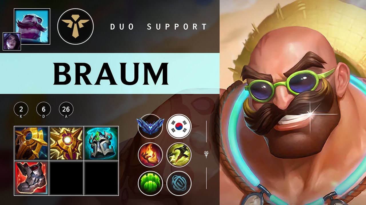 Braum Support vs Maokai - KR Diamond Patch 25.24