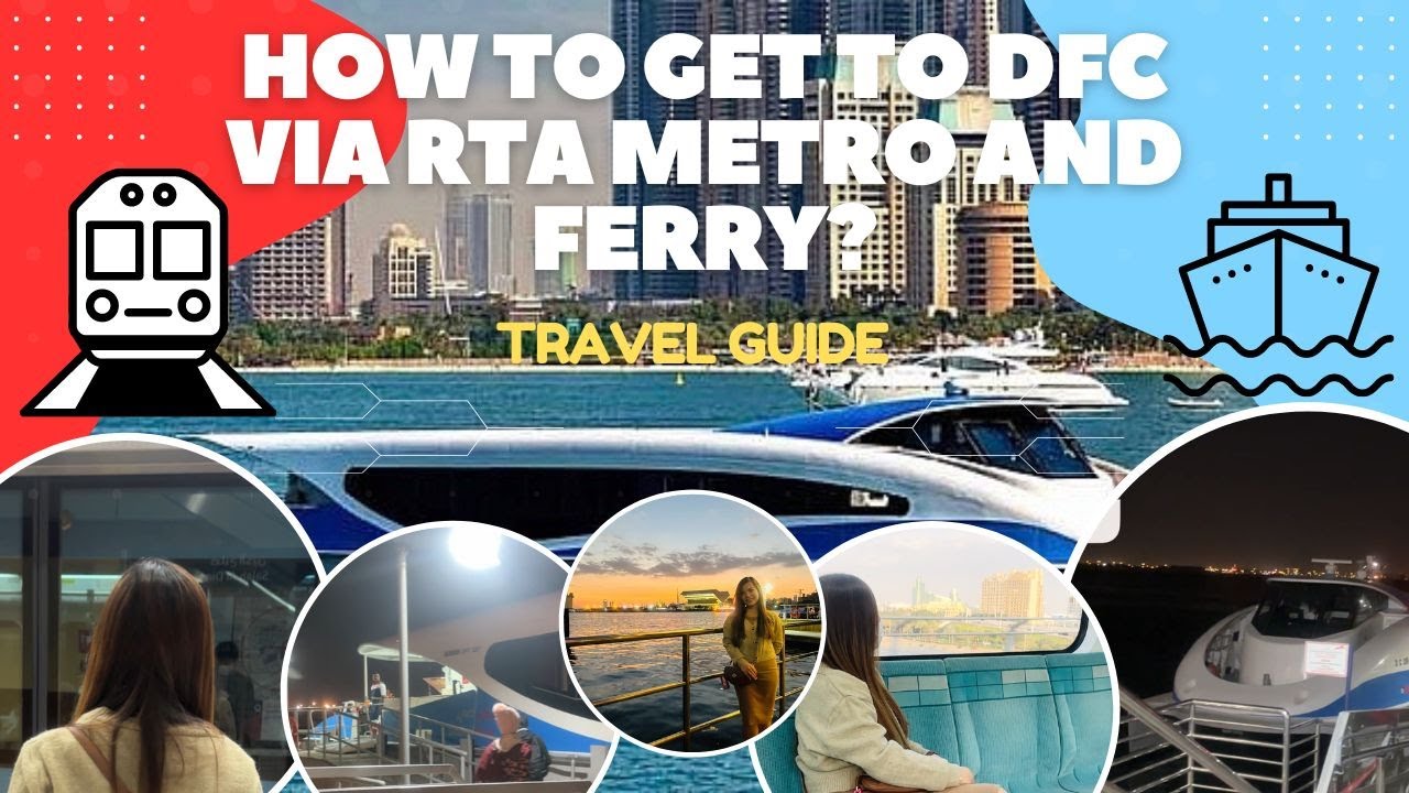 [4K] How to get to Dubai Festival City via Metro and Ferry? Travel Guide | Budget Friendly Transport
