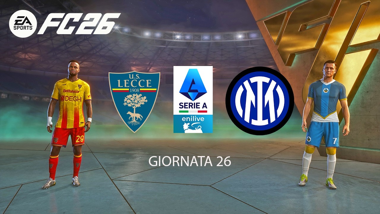 FC 26 - Lecce vs Inter Milan - SERIE A 2026 - Giornata 26 - Competitor Mode