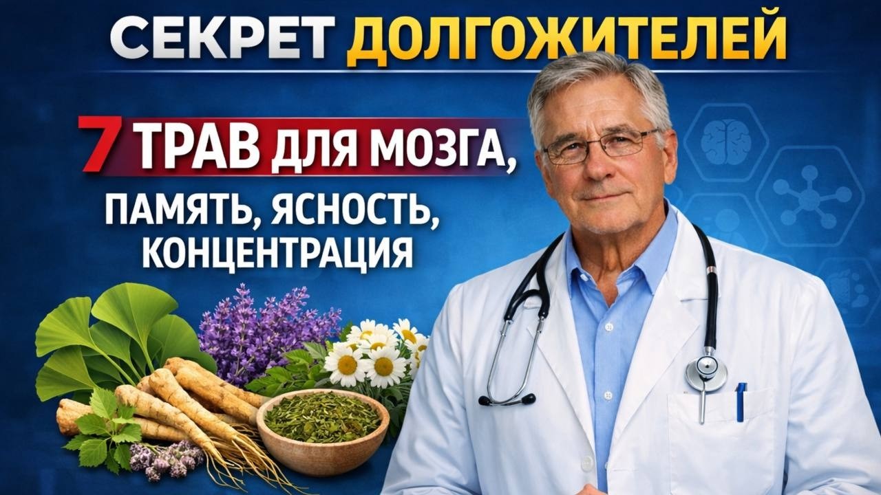 Забываете слова после 50? 7 трав, которые спасут ваш мозг от деменции - доктор Дмитрий Корнев
