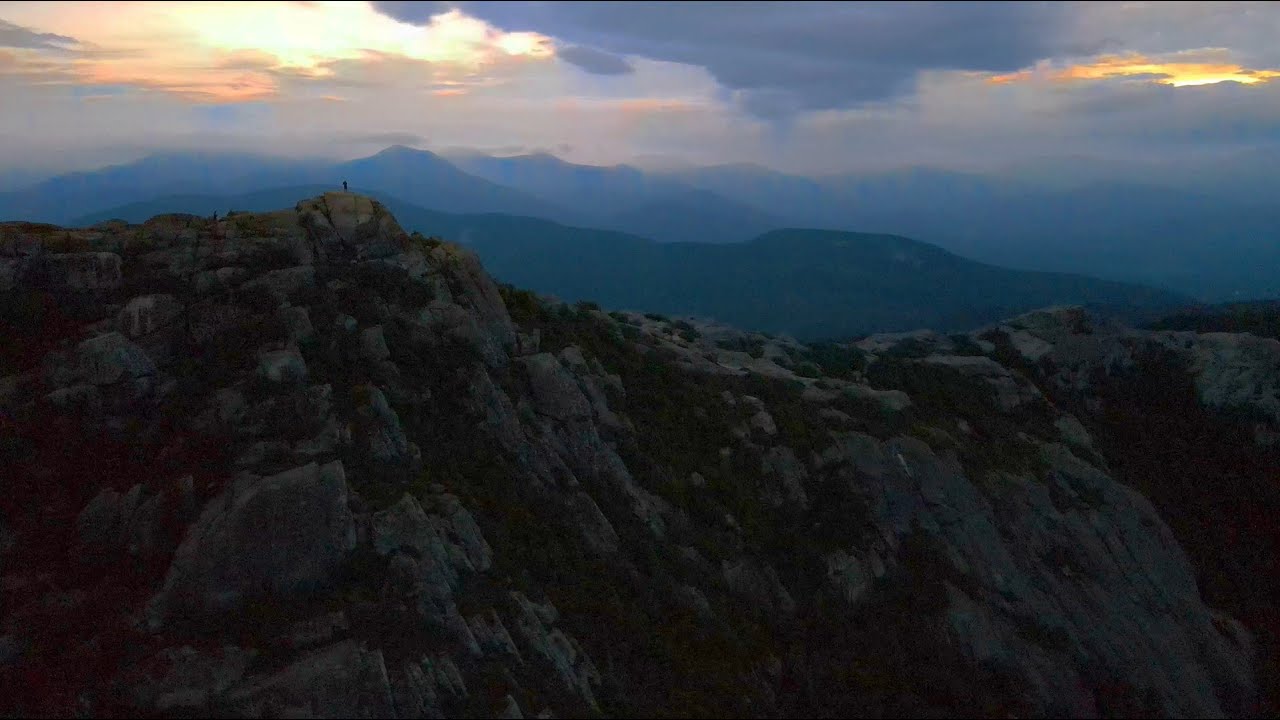 Moody Sunset on Mount Chocorua - White Mountain National Forest | 4K Drone Video