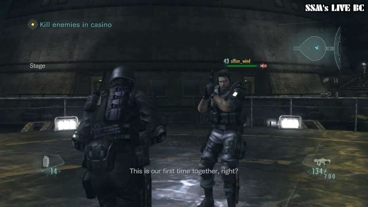 (Funny)Resident Evil Revelations Raid Hunk, Chris Co-op Abyss Stage 11, No Damage, S Rank