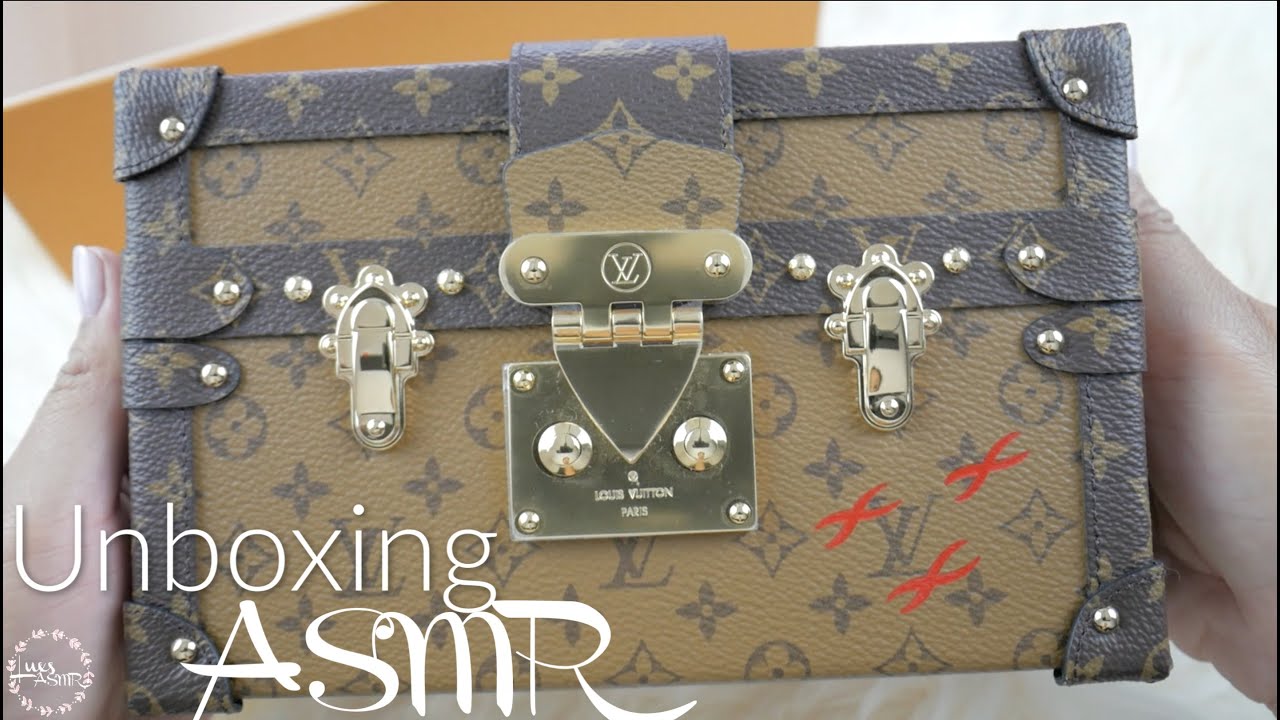 ASMR Unboxing PETITE MALLE Monogram Reverse Canvas|  Luxasmr