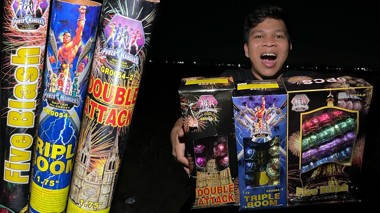 NYUMET MERCON BASOKA PELONTAR ROMAN CANDLE TERBESAR!!! MALAM HARI SERU