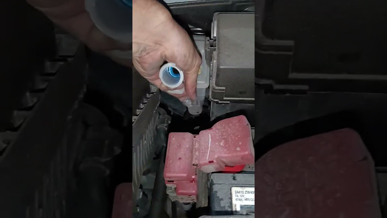 Cambio de anticongelante y líquido de frenos Nissan march 