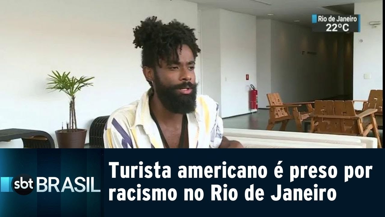 Turista americano é preso por racismo no Rio de Janeiro | SBT Brasil (27/09/18)