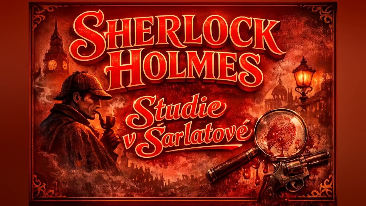 Sherlock Holmes - Detektivka Audiokniha CZ - Studie v šarlatové