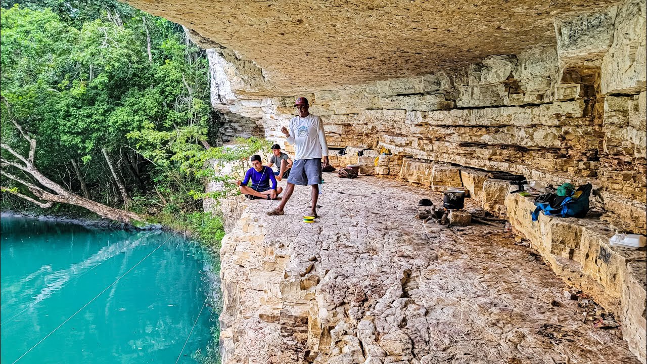 Pesca y cocina en un lugar muy Hermoso, pero la lluvia nos dio demasiados problemas