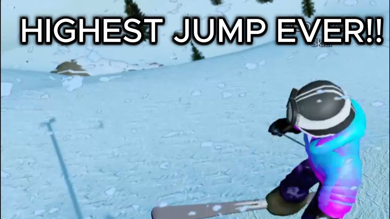 SKIING 3000 Meters In ROBLOX