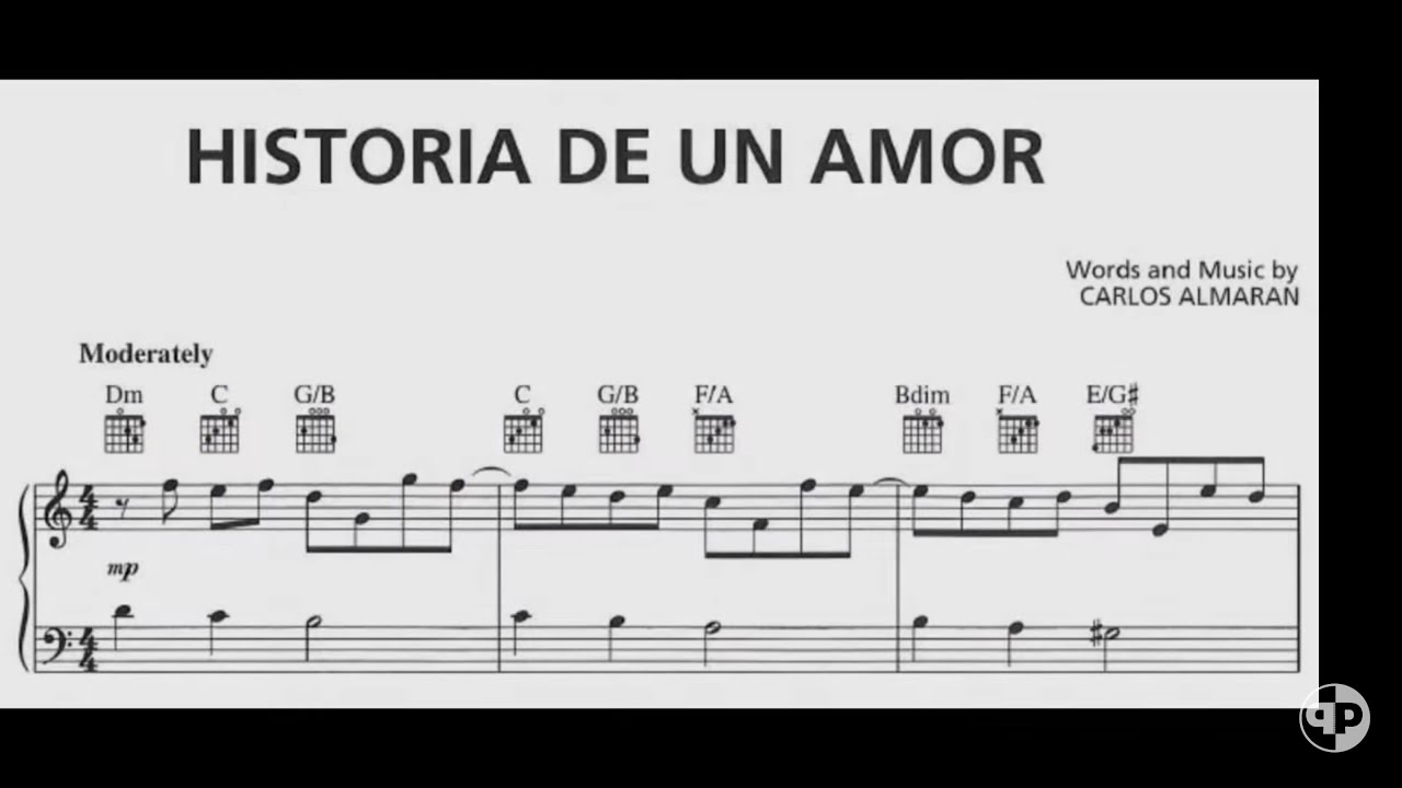 Historia de un amor (Luis Miguel version)– piano accompaniment
