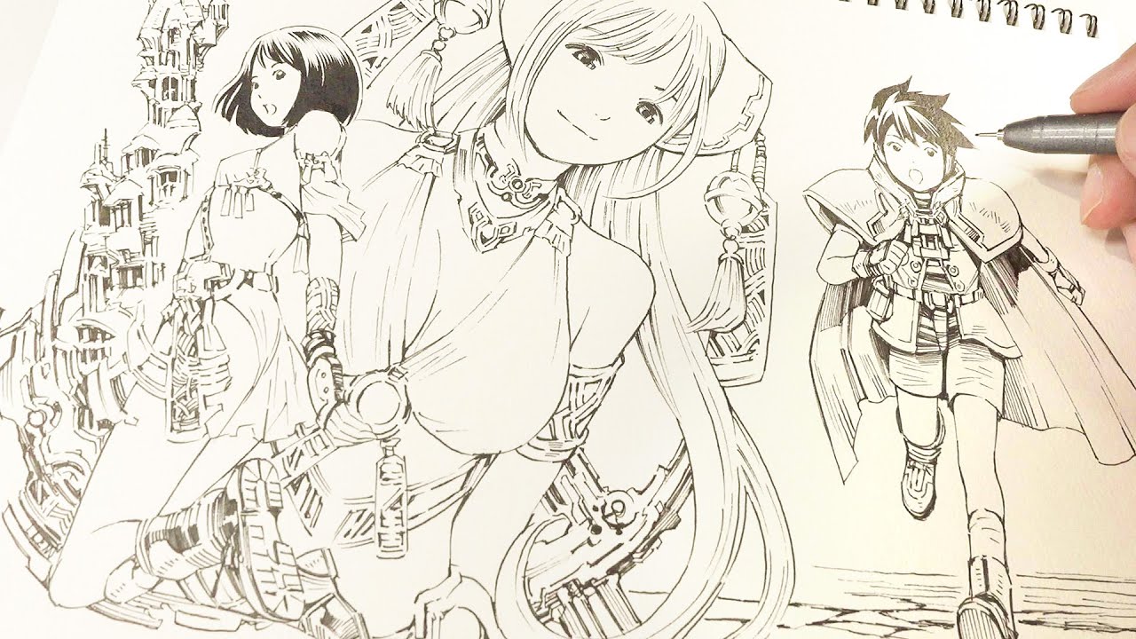 Sketchbook : 趣味漫画イメージスケッチ　Image sketch
