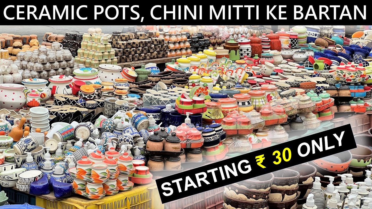 Ceramic Pots & Planters At Wholesale/Retail || Cheapest Ceramic Items || Best Place For Ceramic Pots
