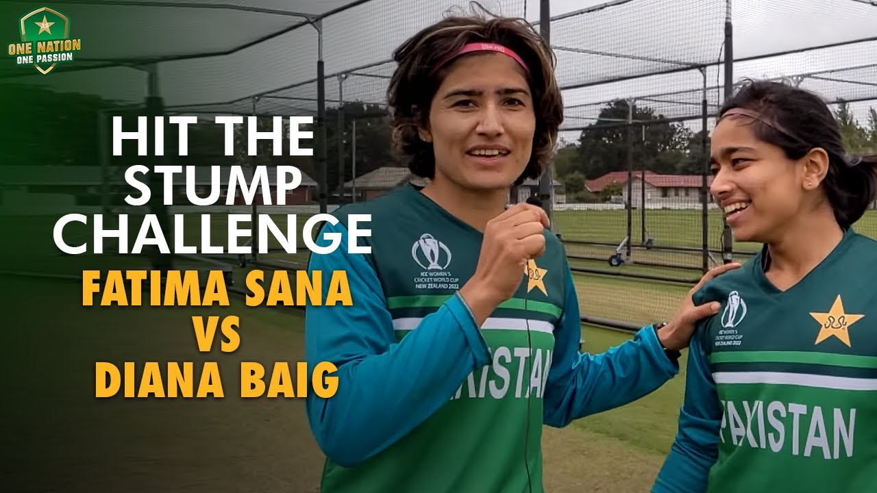 Hit The Stump Challenge - Fatima Sana vs Diana Baig | PCB | MA2U