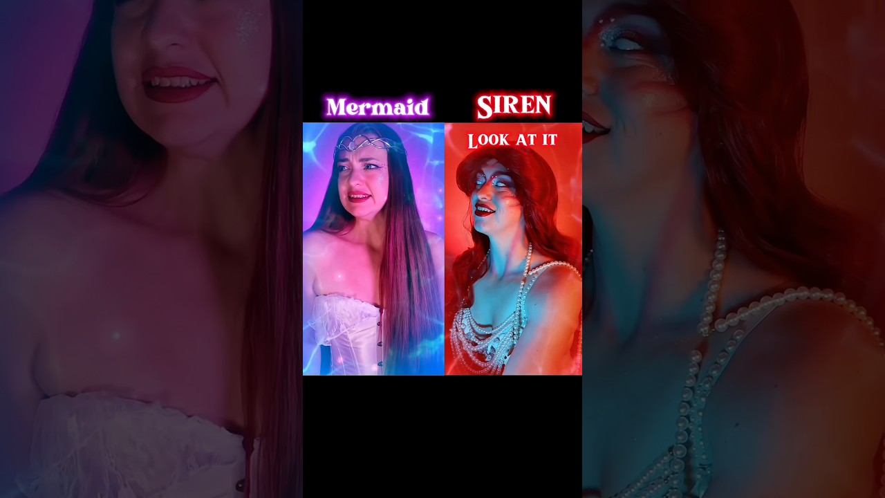 #POV a mermaid tries to embarrass a siren #youtubeshorts #fantasy #shorts #acting