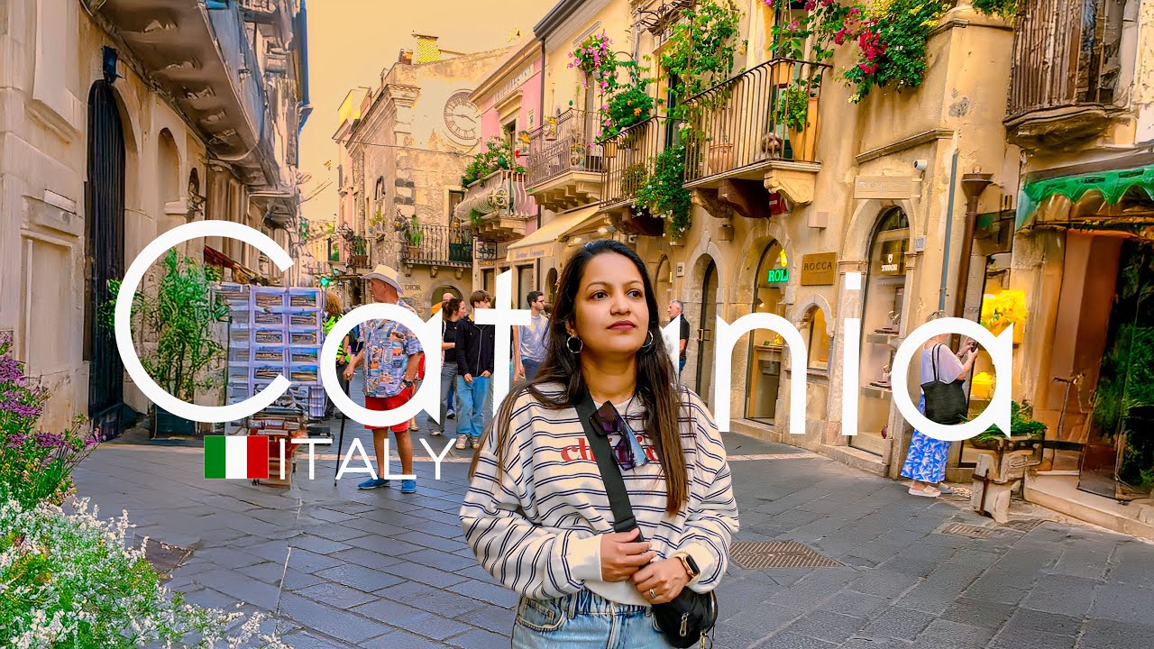 ඉතාලියේ කතානියා | Vlog Chapter 01 LIVING UNDER A VOLCANO! 🇮🇹| Catania, Taormina  #catania #italy