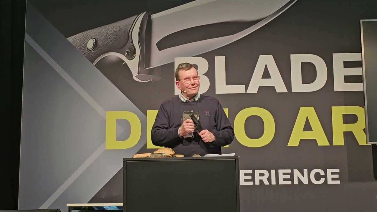 🇩🇪 IWA 2025 KNIFETALK :: J.P. Peltonen of Sissipuukko at the Blade Demo Area talking about Knives