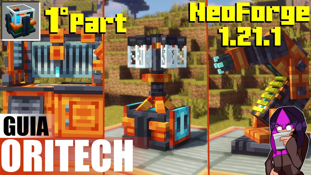 Oritech Mod Guia Remake 1.21.1 (1/3) Minecraft