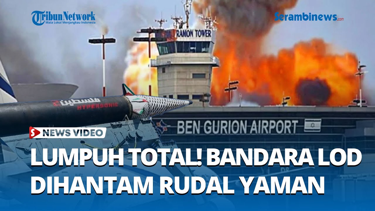 Rudal Yaman Hantam Jantung Israel di Jaffa! Target Sensitif Hancur, Bandara Lod Lumpuh Total!