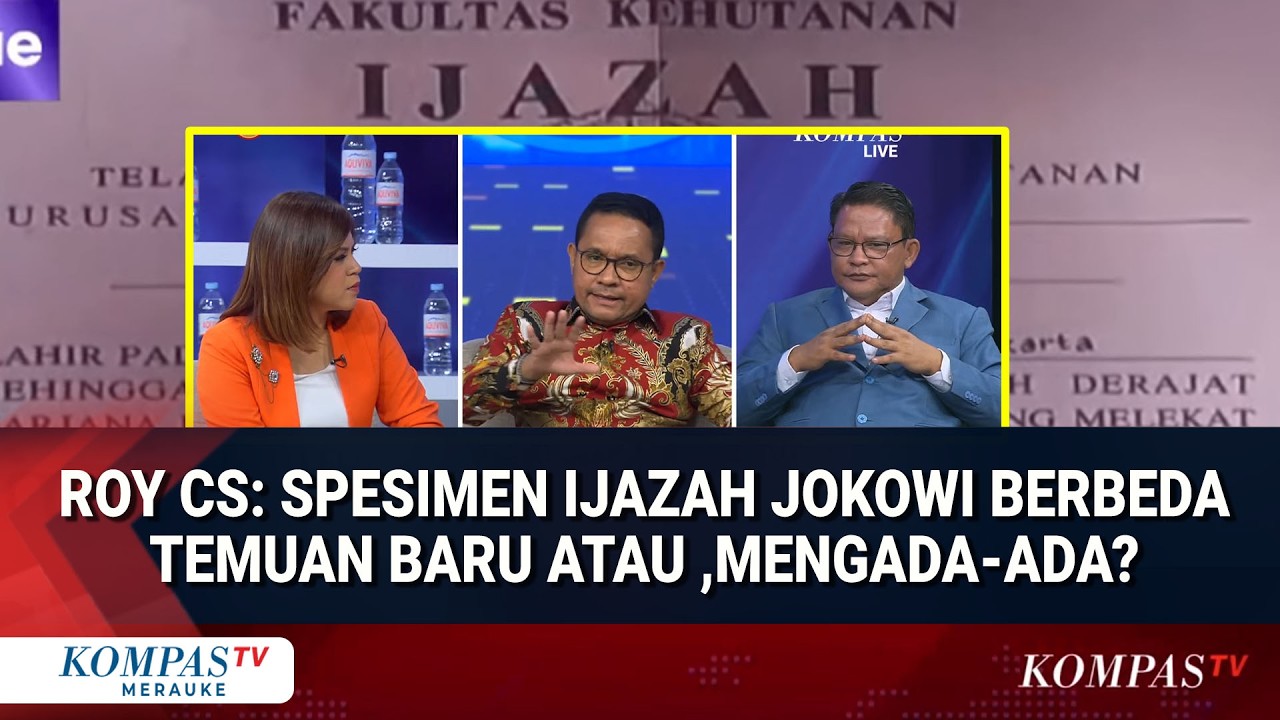 Debat Kuasa Hukum Jokowi - Roy Suryo Soal Spesimen Berbeda Di Ijazah Jokowi, Temuan Baru ?