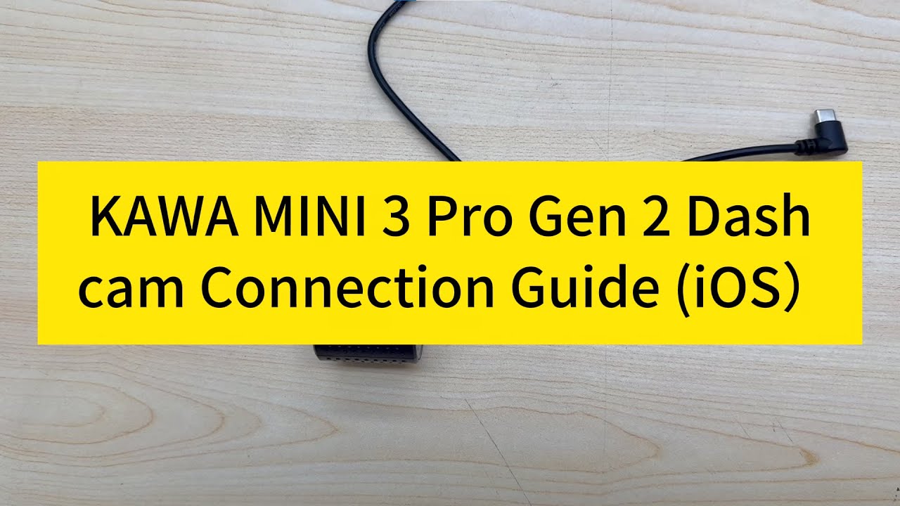 KAWA MINI 3 Pro Gen 2 Connection Guide Video (iOS)-EN
