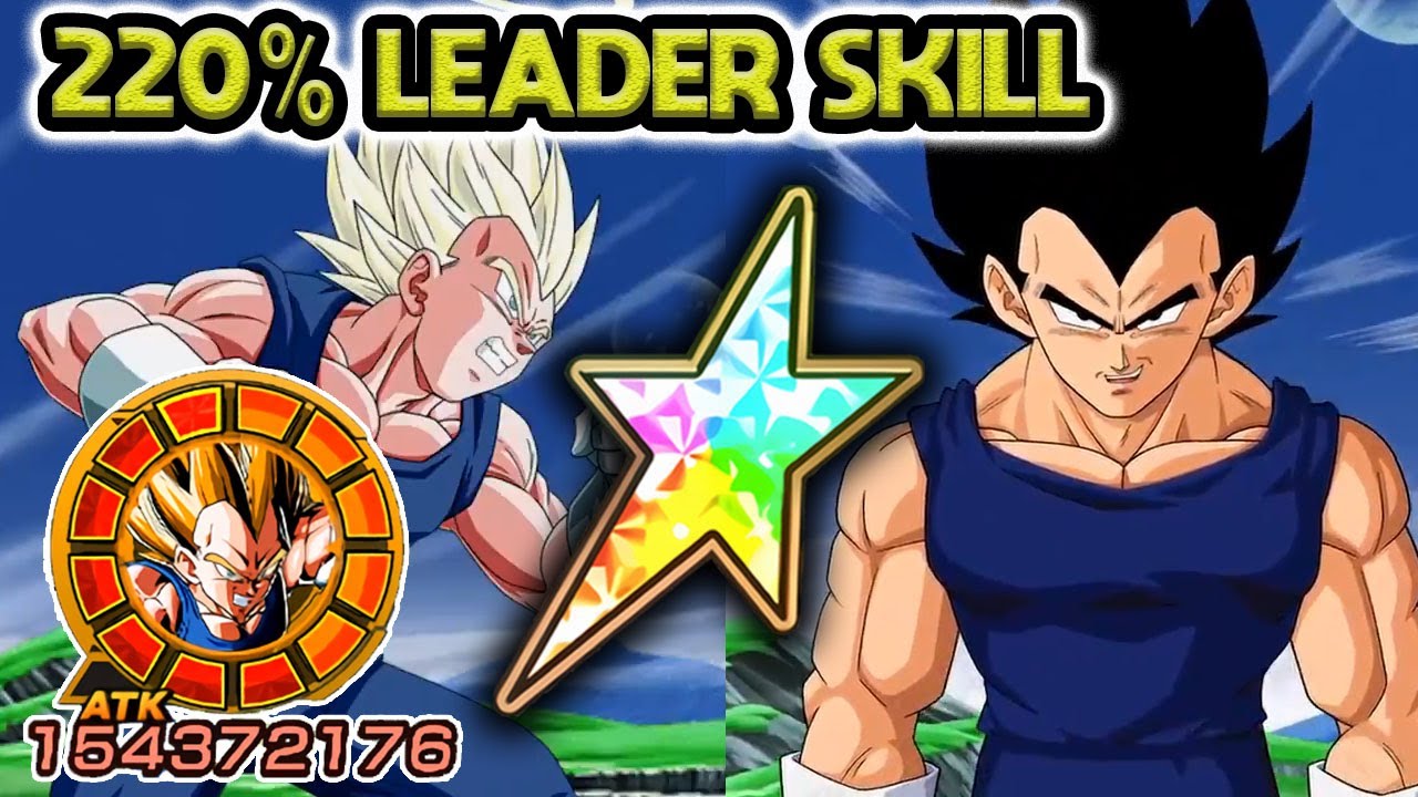 220% LEADER SKILL! 100% EZA PHY LR SSJ2 ANGEL VEGETA LEVEL 10 LINKS! Dragon Ball Z Dokkan Battle
