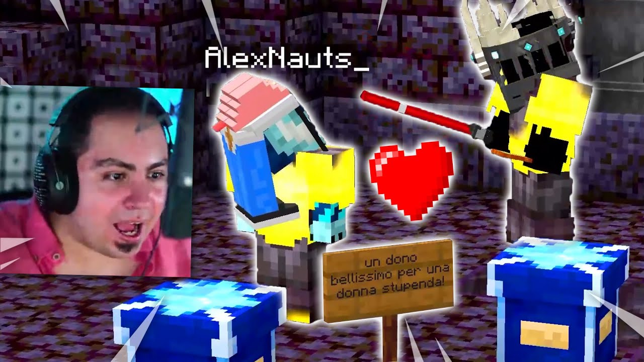 ALEX SI É FIDANZATO IN LIVE SU MINECRAFT!!