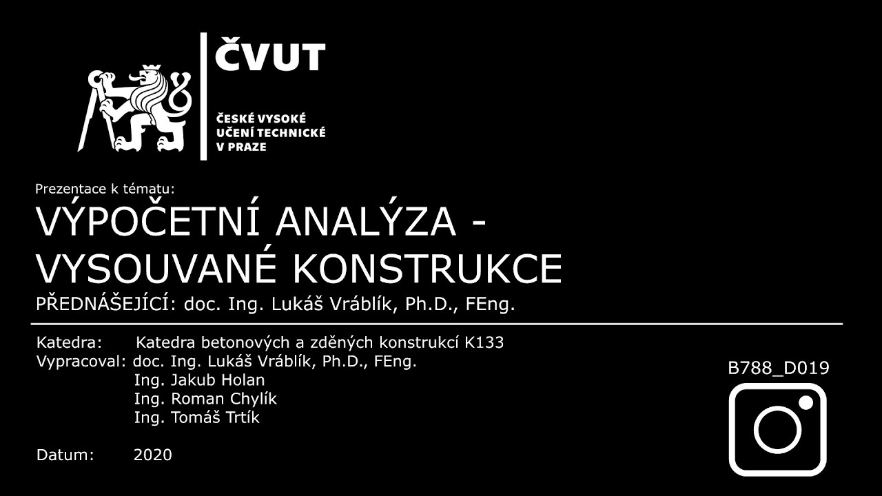 1.✅Výpočetní analýza - vysouvané konstrukce