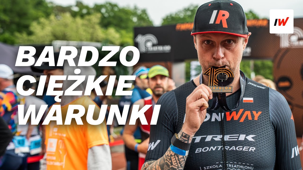 Potężna WICHURA kołysze TRIATHLONISTAMI! JBL Triathlon Sieraków 2022